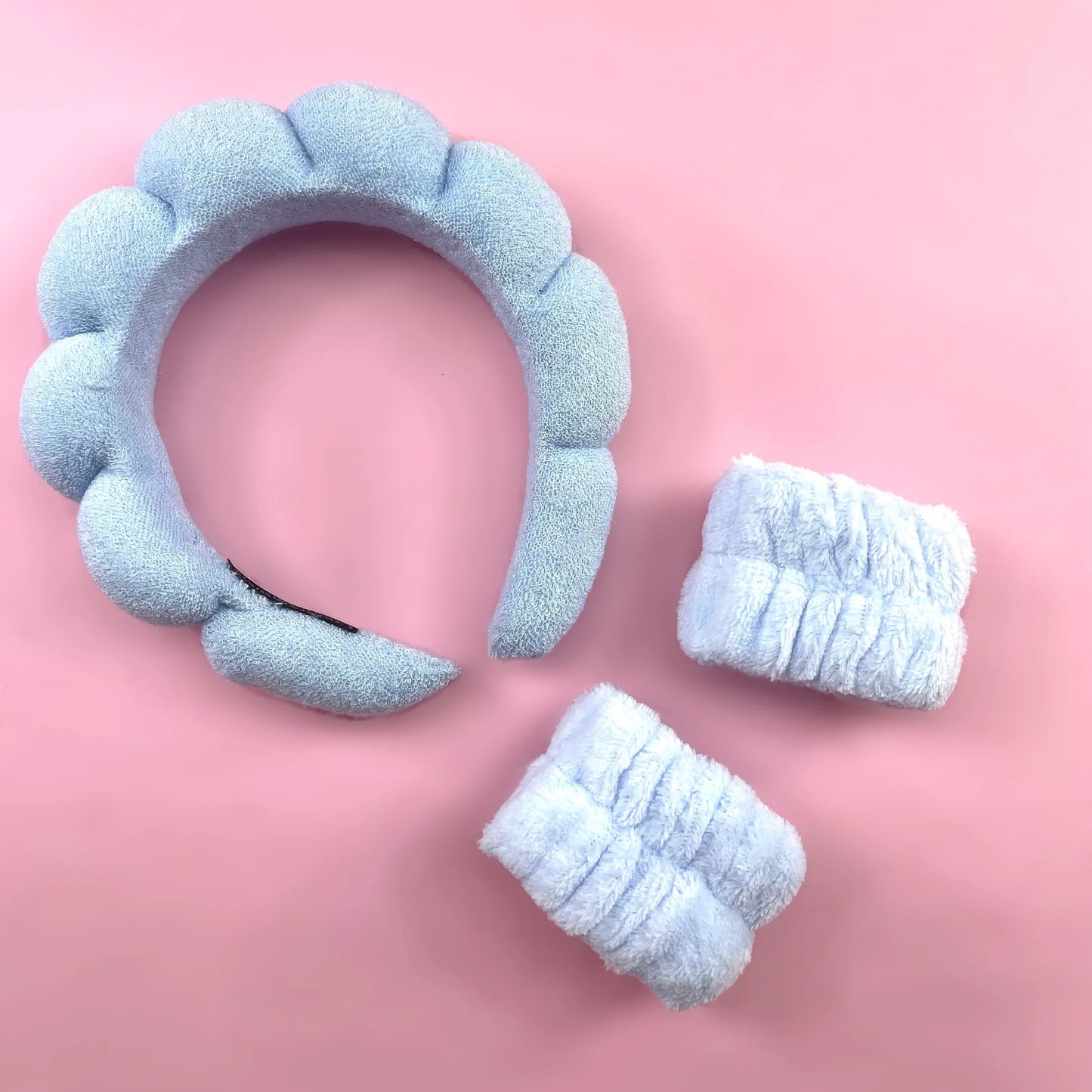 Diadema con muñequeras - Varios colores