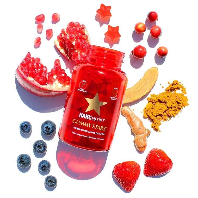 HAIRtamin Gummy Stars - 60 uds