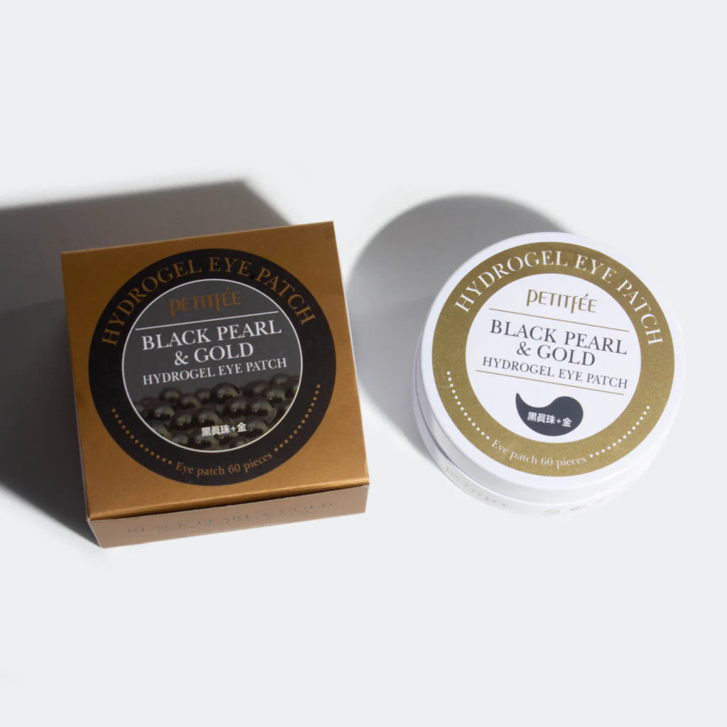 PETITFEE - Black Pearl & Gold Hydrogel Eye Patch - 60 pza