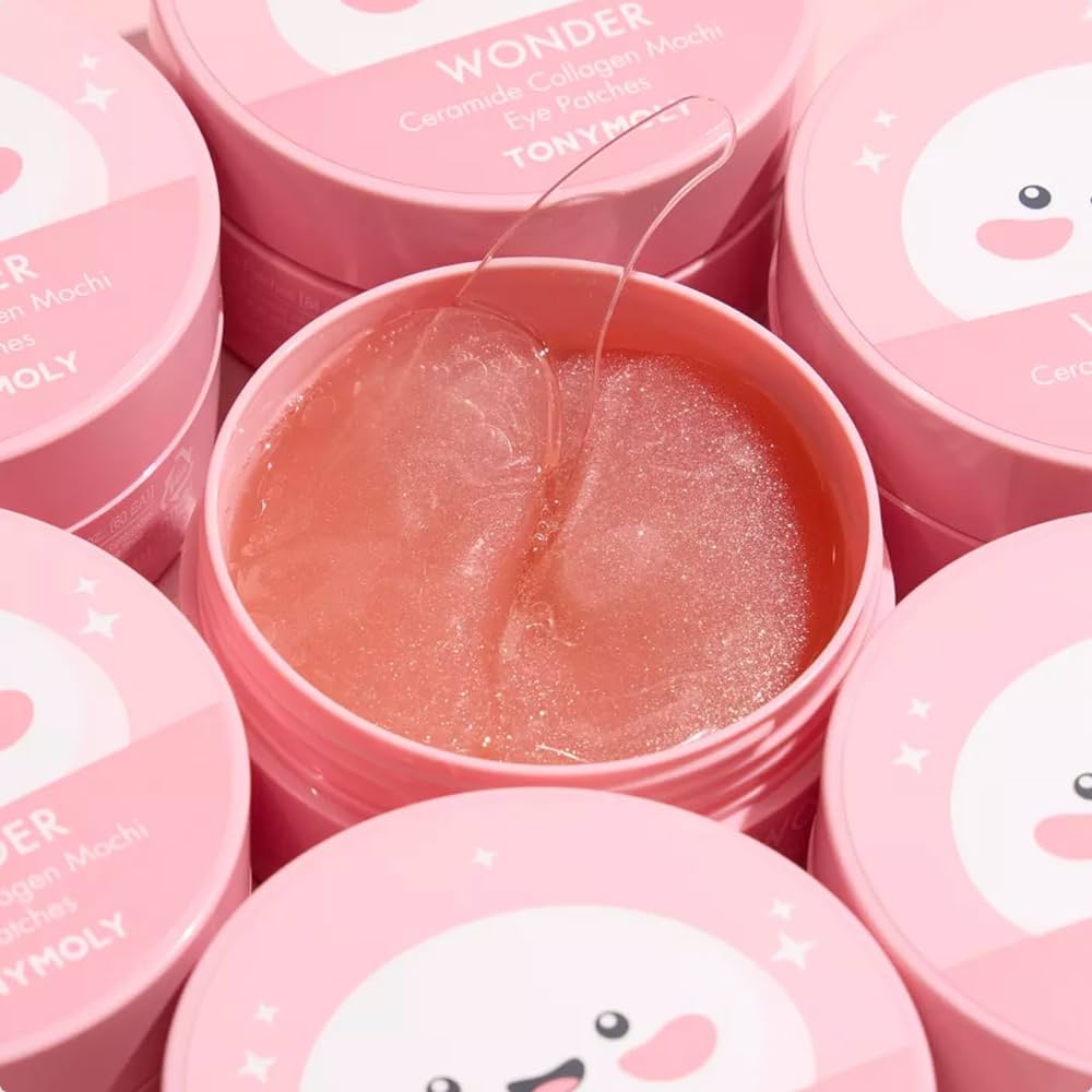 TONYMOLY - Wonder Ceramide Collagen Mochi Eye Patches - 60 uds