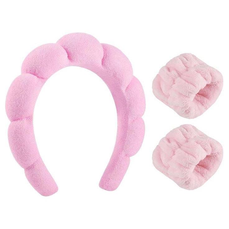 Diadema con muñequeras - Varios colores