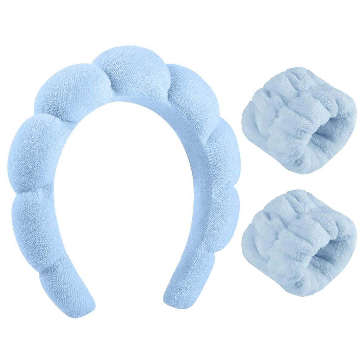Diadema con muñequeras - Varios colores