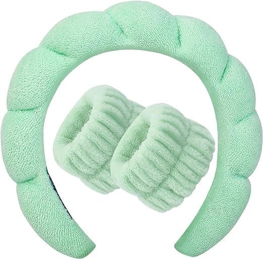 Diadema con muñequeras - Varios colores