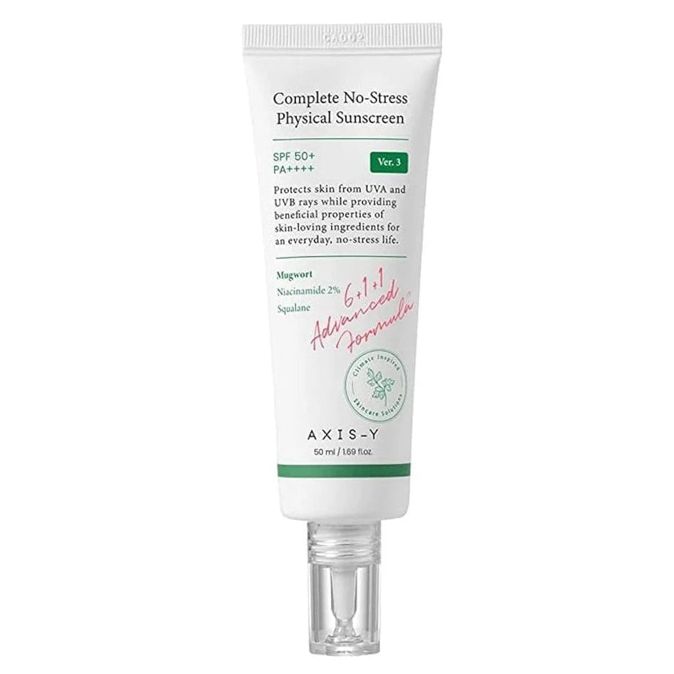Axis-Y - Complete No-Stress Physical Sunscreen, SPF 50+, PA++++