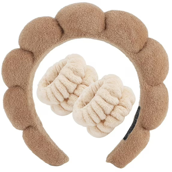 Diadema con muñequeras - Varios colores