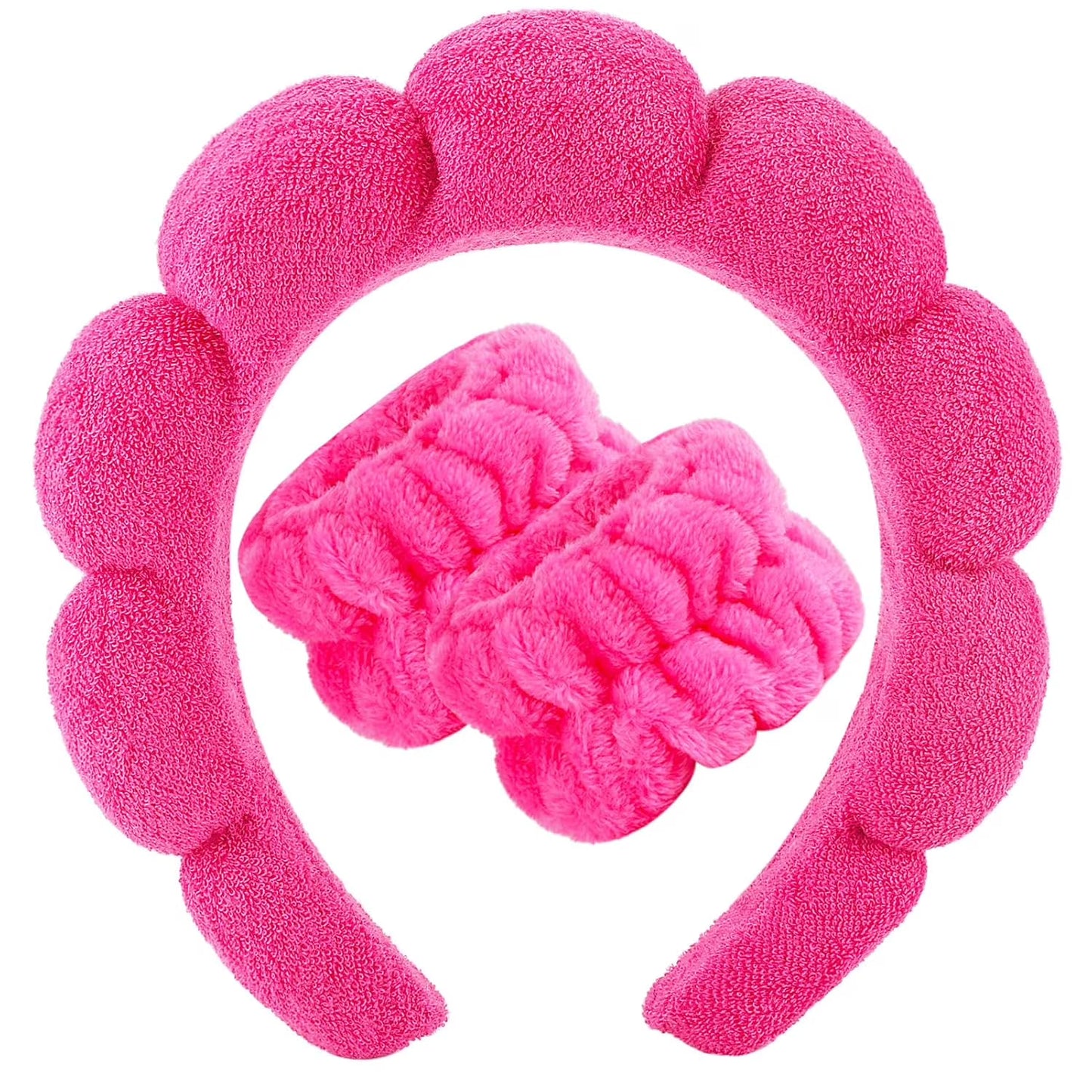 Diadema con muñequeras - Varios colores